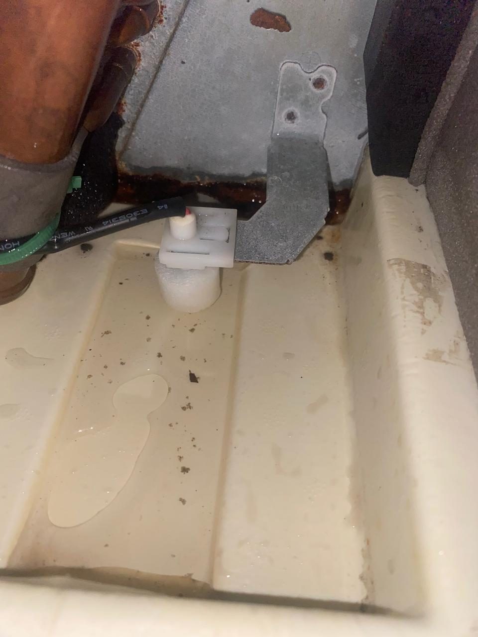 HVAC after: Cleared, cleaned and flow tested.